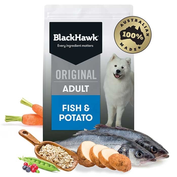 Black Hawk Fish & Potato Dry Adult Dog Food