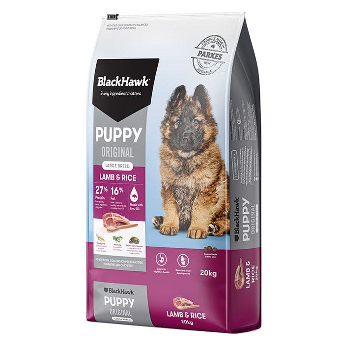 Black Hawk Lamb & Rice Large Breed Dry Puppy Food