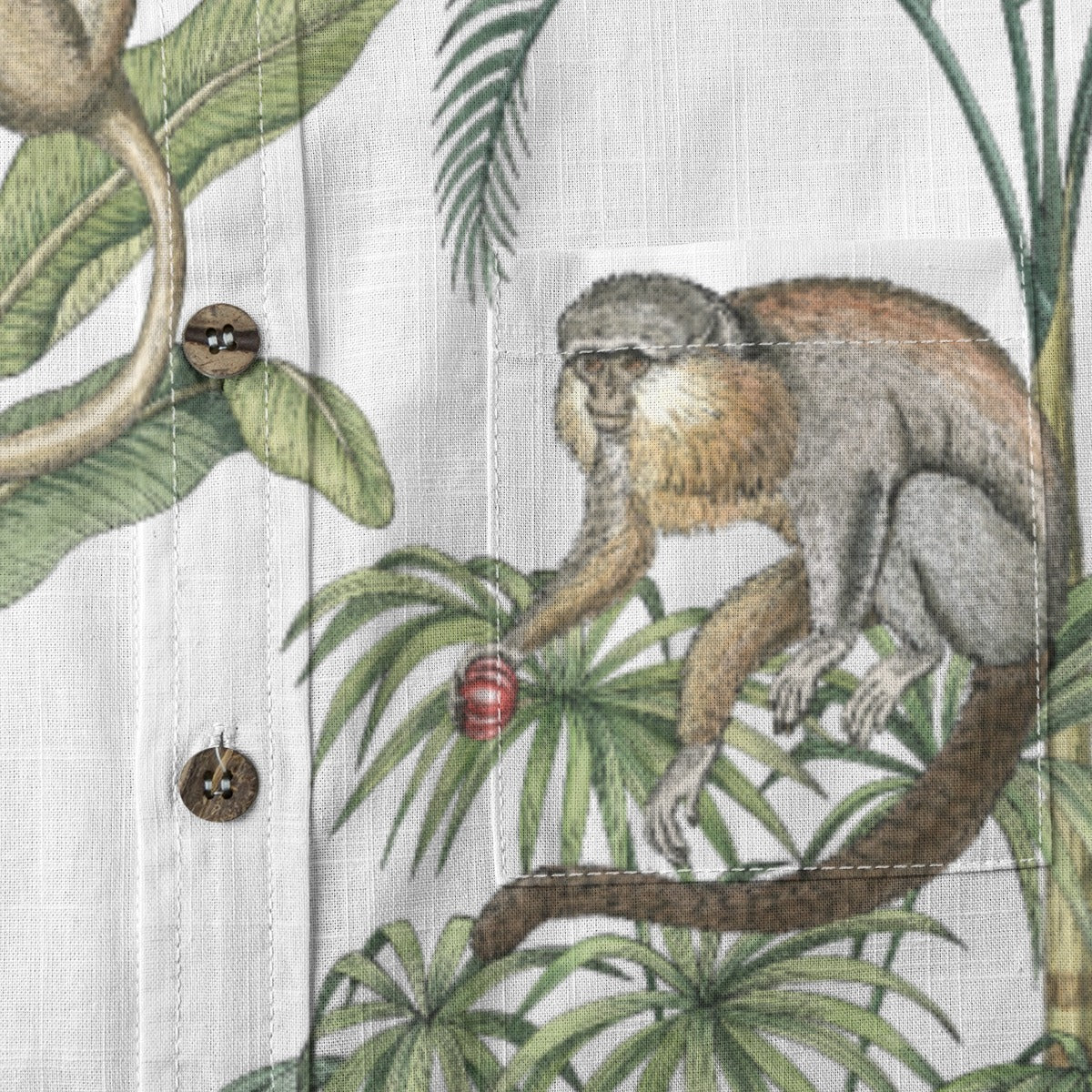 Monkey Shirt in White