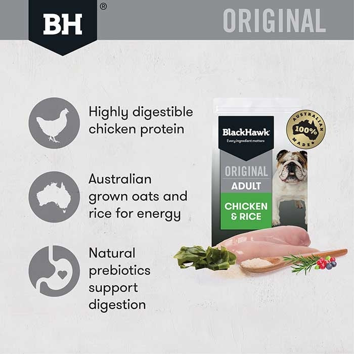 Black Hawk Chicken & Rice Dry Adult Dog Food