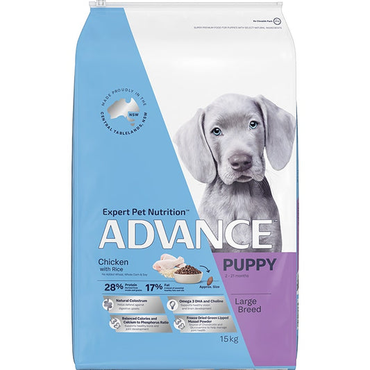 Advance Chicken & Rice Large Breed Dry Puppy Food