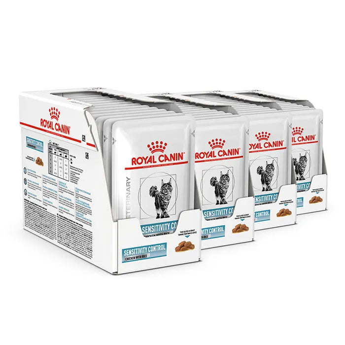 Diet Sensitivity Control Cat Wet Food Pouch 85g x 48