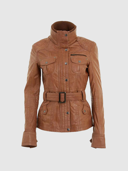 Amber Trail Women Belted Jacket