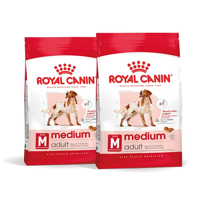 Medium Breed Adult Dog Food 15kg x 2