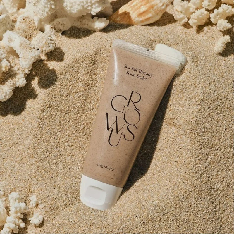 Growus Sea Salt Therapy Scalp Scaler 250g – Deep Cleansing Sea Salt Scalp Scrub for Fresh Scalp Care