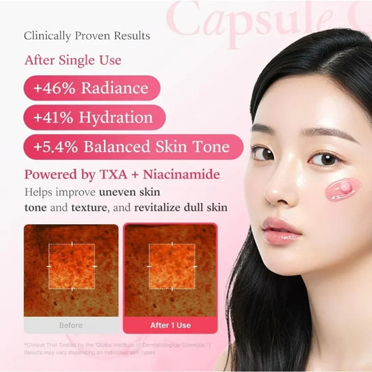 Medicube TXA Niacinamide Capsule Cream 55g – Korean Brightening Moisturiser for Smooth & Even-Looking Skin