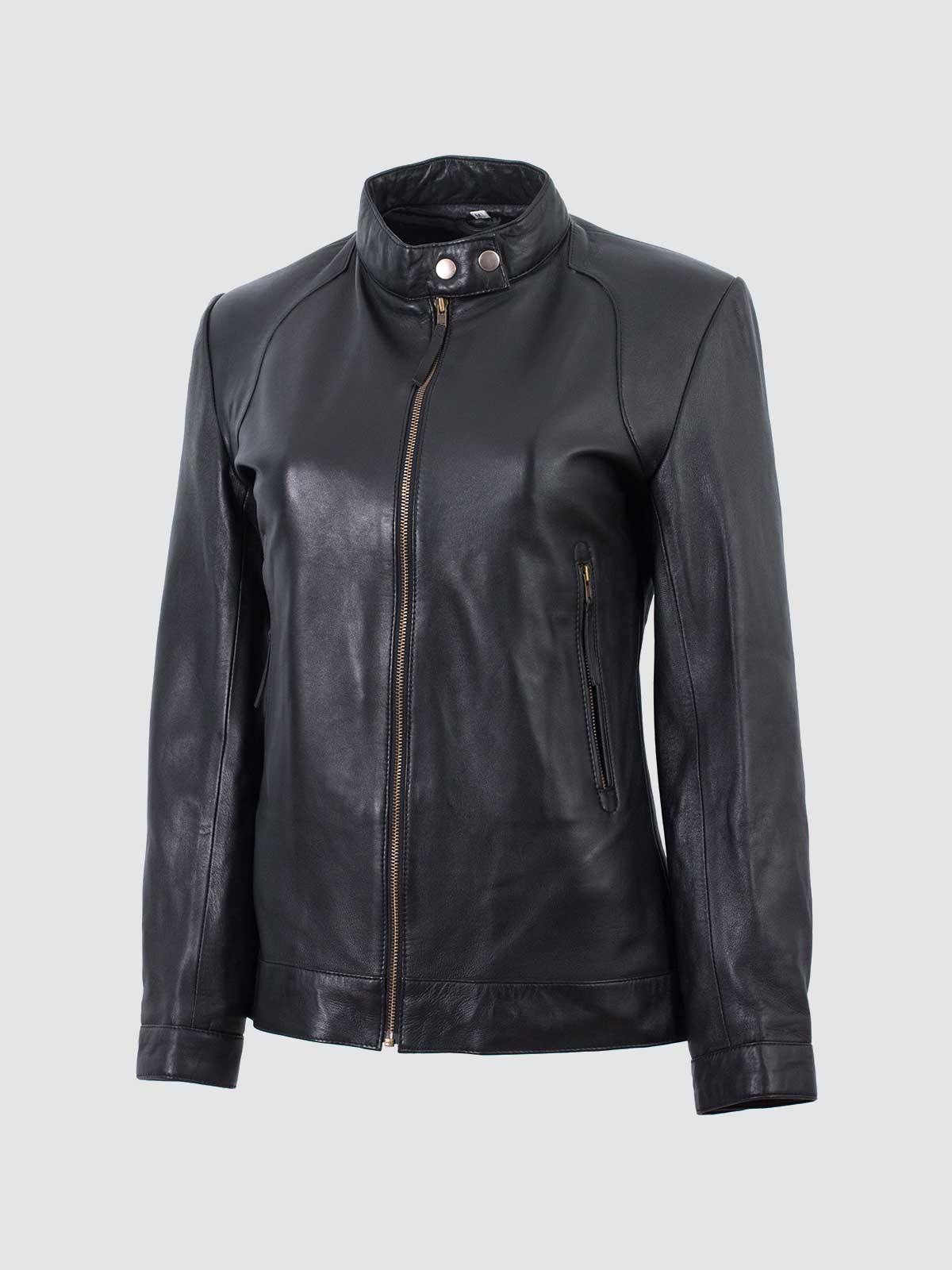 Black Leather Motorcycle Jacket