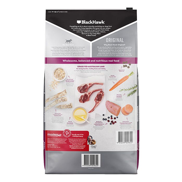 Black Hawk Lamb & Rice Medium Breed Dry Puppy Food