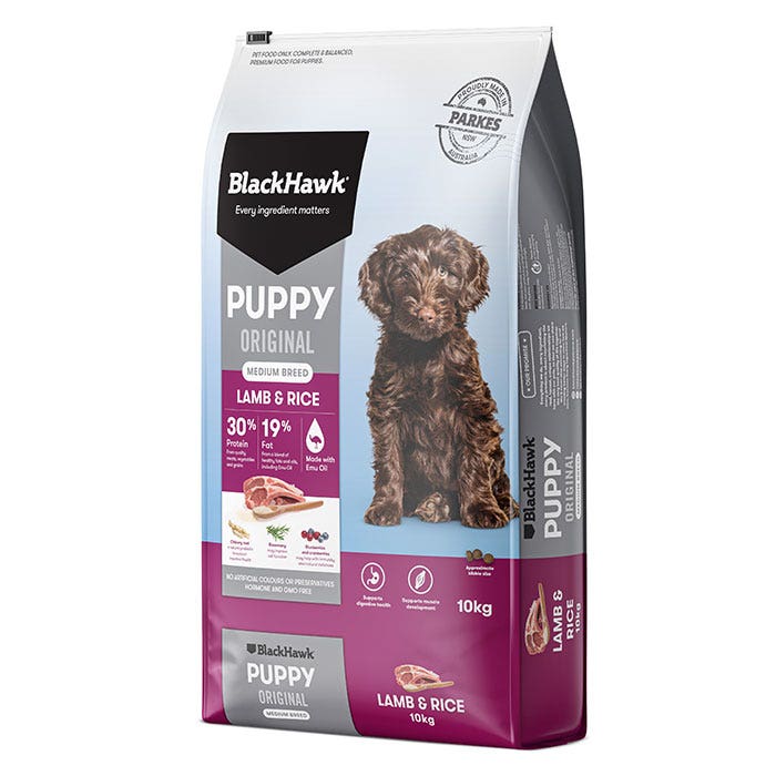 Black Hawk Lamb & Rice Medium Breed Dry Puppy Food