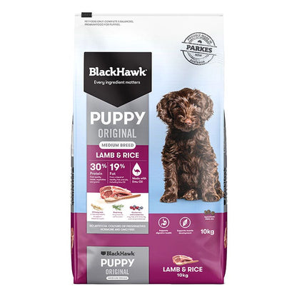 Black Hawk Lamb & Rice Medium Breed Dry Puppy Food