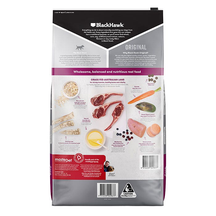 Black Hawk Lamb & Rice Large Breed Dry Puppy Food