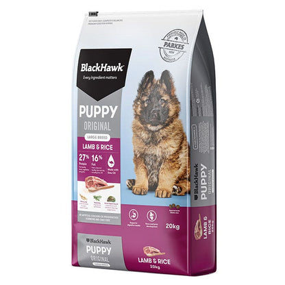 Black Hawk Lamb & Rice Large Breed Dry Puppy Food
