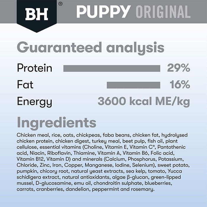 Black Hawk Chicken & Rice Large Breed Dry Puppy Food 20kg