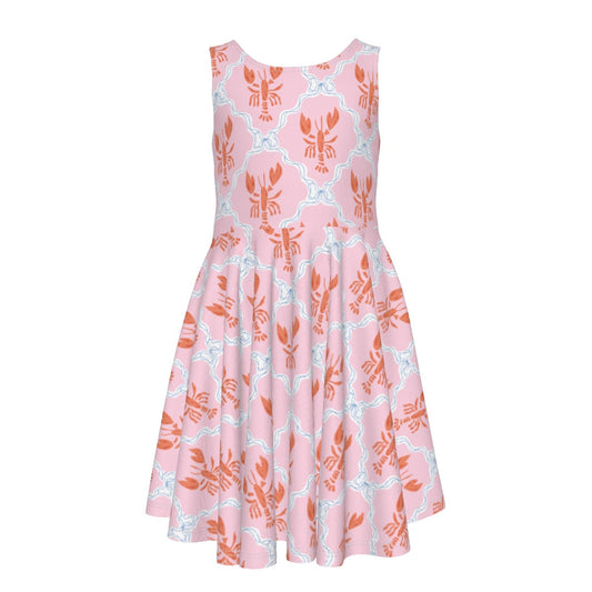 Pink Lobster Sun Dress