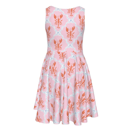 Pink Lobster Sun Dress