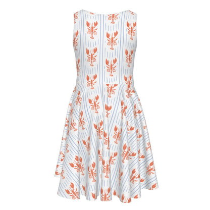 Swimming Lobster Sun Dress
