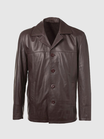 Arctic Edge Men's Brown Blazer Jacket