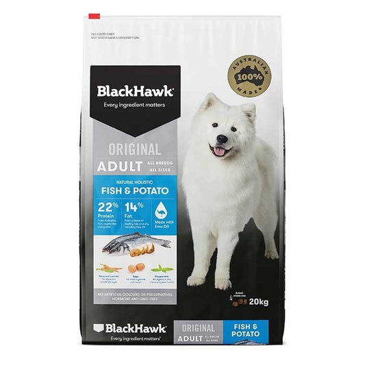 Black Hawk Fish & Potato Dry Adult Dog Food
