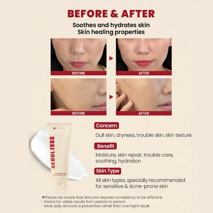 K-Secret Seoul 1988 Cream 100ml – Snail Mucin 93% + Rice Hydrating Facial Cream