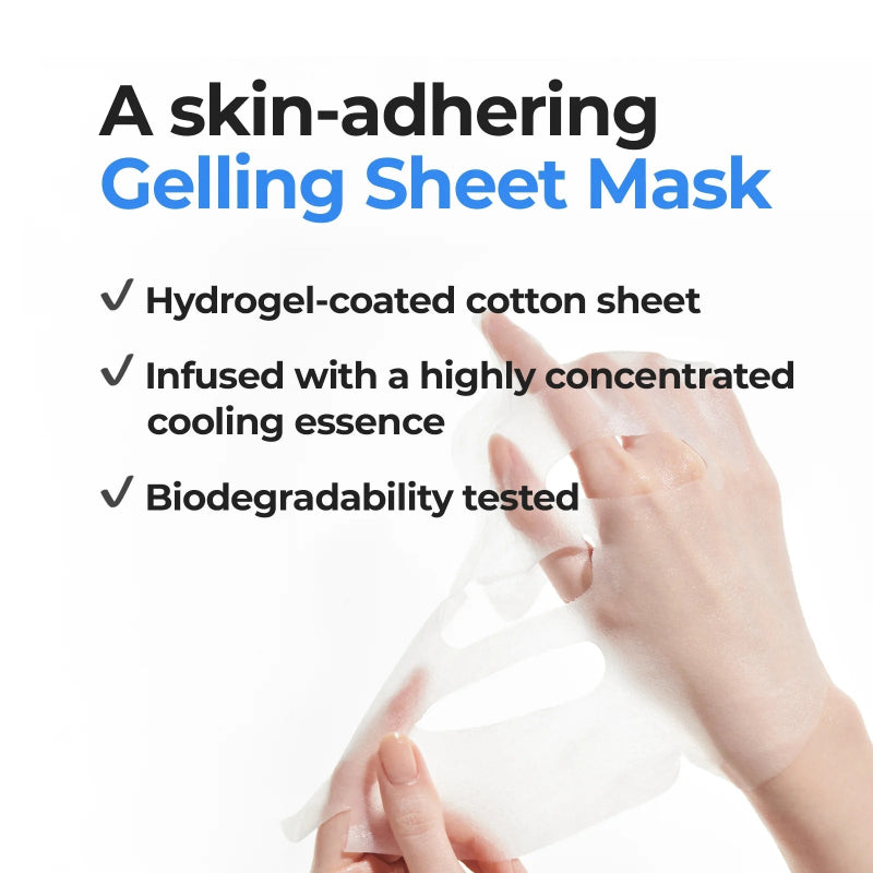 POST ALPHA First Cooling Mask – Refreshing Hydrating Sheet Mask for Daily Skin Comfort