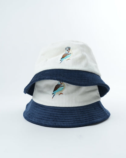 Vintage Kookaburra Lid Bucket Hat