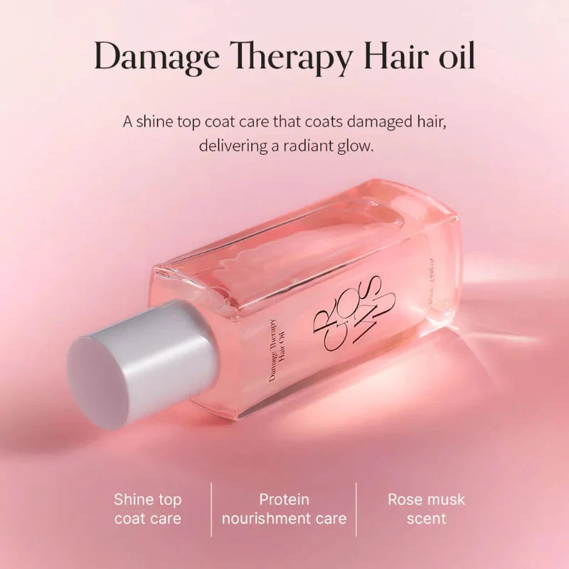 Growus Damage Therapy Hair Oil 65ml – Nourishing Korean Hair Oil for Smooth &amp; Healthy-Looking Hair