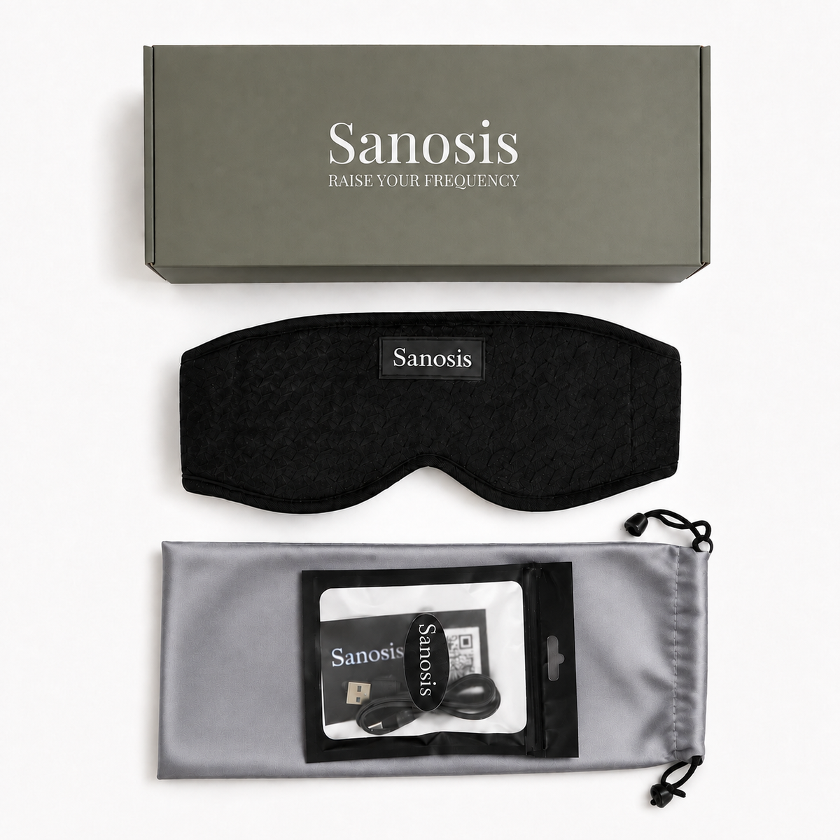 Sanosis Guardian - Premium Wireless Sleep Headphones with WaveShield