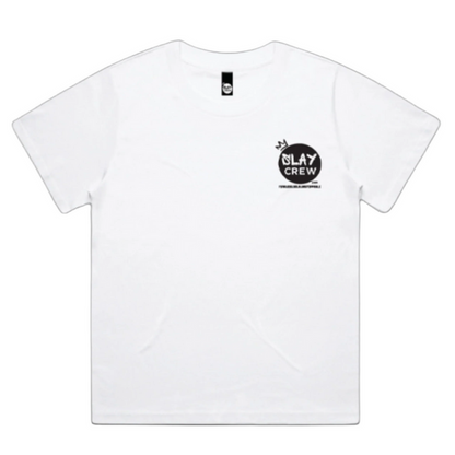 Slay Crew Tee - White/Black