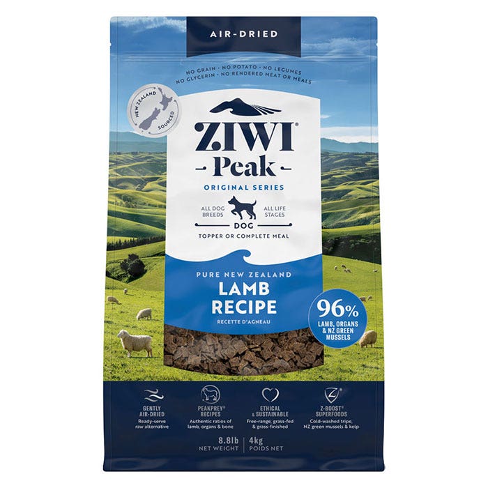 Ziwi Peak Lamb Air Dried Adult Dog Food Grain Free