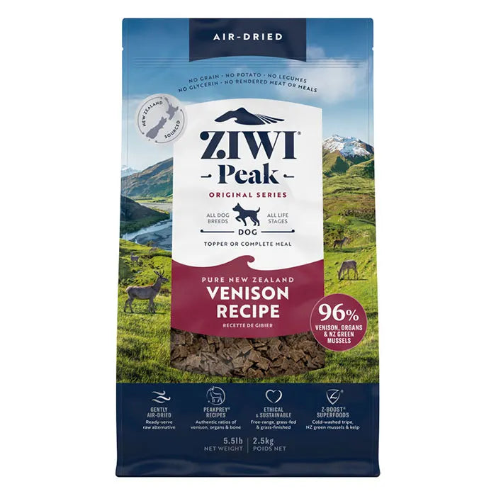 Air Dried Venison Adult Dog Food 2.5kg/8