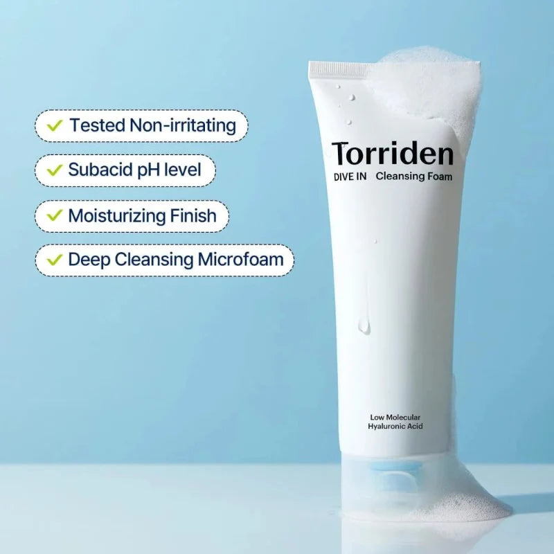 TORRIDEN DIVE-IN Low Molecular Hyaluronic Acid Cleansing Foam 150ml