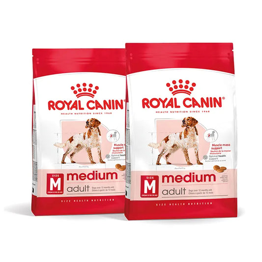 Medium Breed Adult Dog Food 15kg x 2