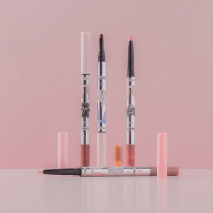 FLORTTE Double-Sided Eyeshadow Pencil – Dual-Ended Under Eye Highlight & Contour Stick for Natural Eye Makeup  Princess Aegyo Sal Volumizing