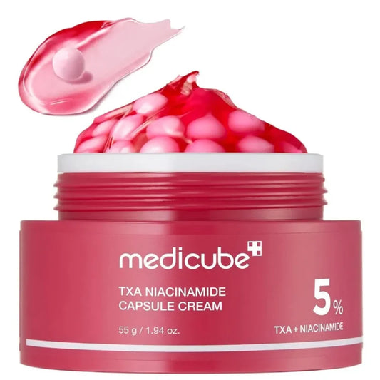 Medicube TXA Niacinamide Capsule Cream 55g – Korean Brightening Moisturiser for Smooth &amp; Even-Looking Skin