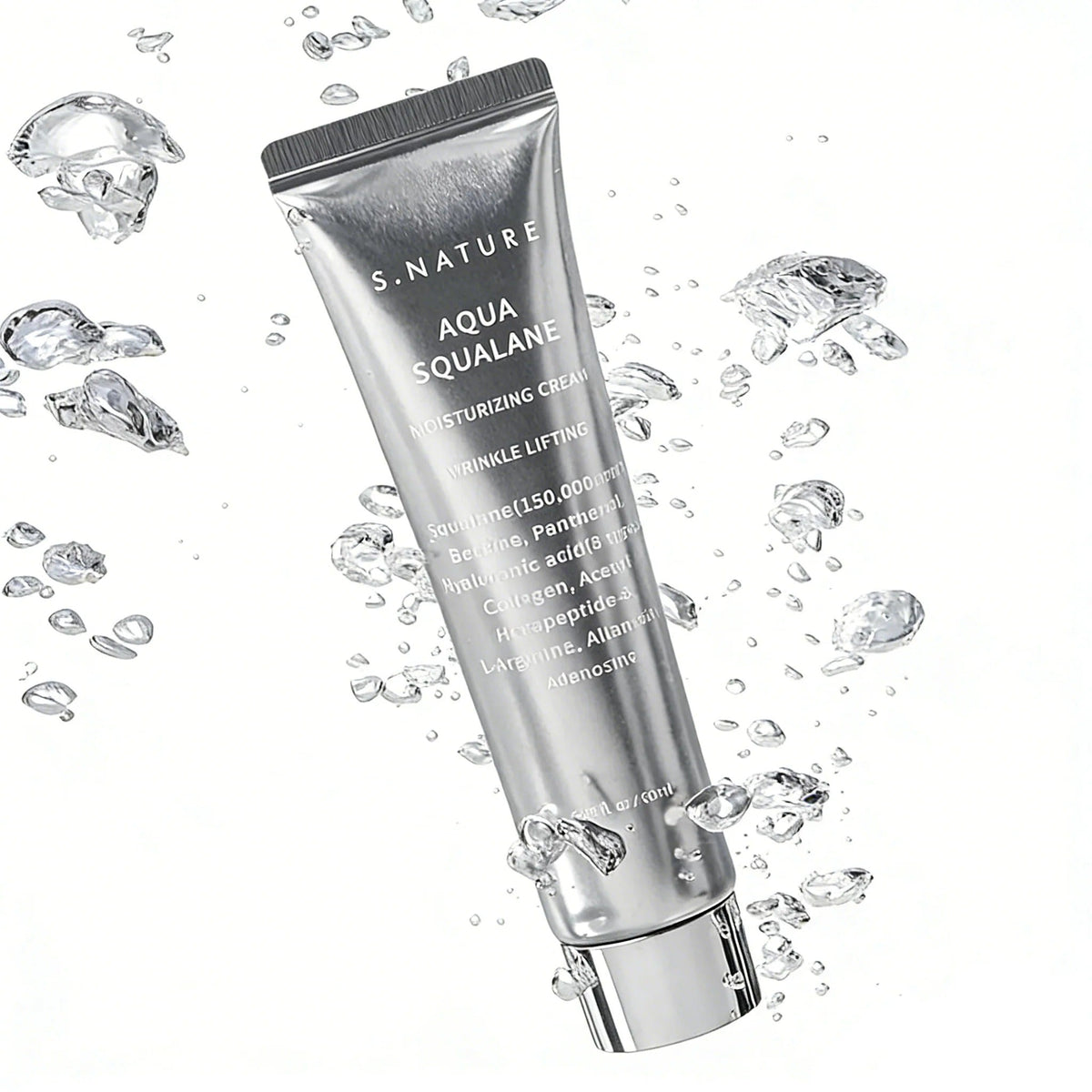 S.NATURE Aqua Squalane Moisturizing Cream 30ml – Lightweight Hydrating Face Cream