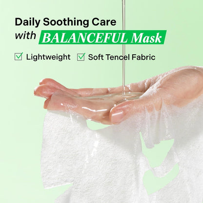 Torriden Mask Sheet Set: 4pc Balanceful Cica Soothing + 1pc Dive-In Low Molecular Hyaluronic Acid Hydrating Mask